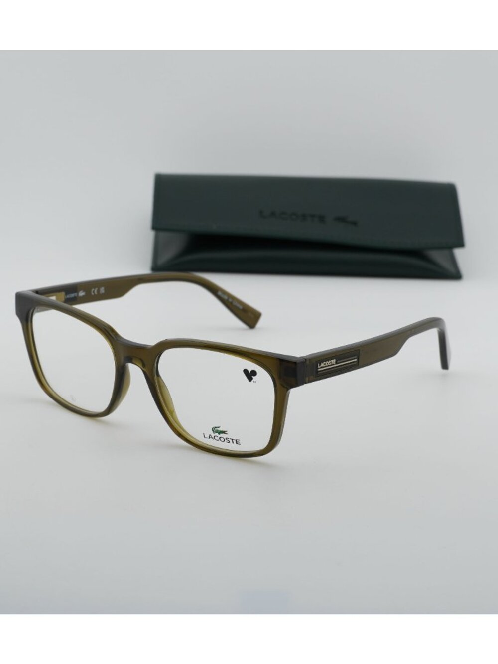 Lacoste L2947 275 Rectangle 54mm Eyeglasses - Khaki
